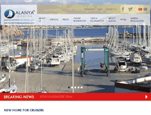 Tablet Screenshot of alanyamarina.com.tr